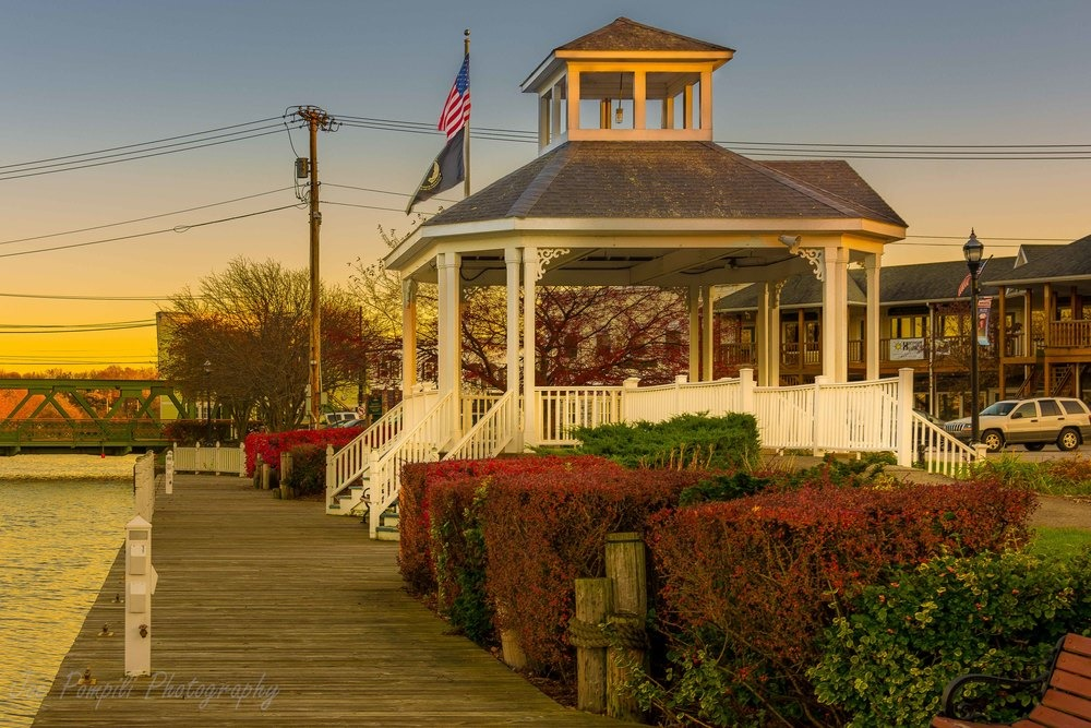 Spencerport Gazebo Looking East